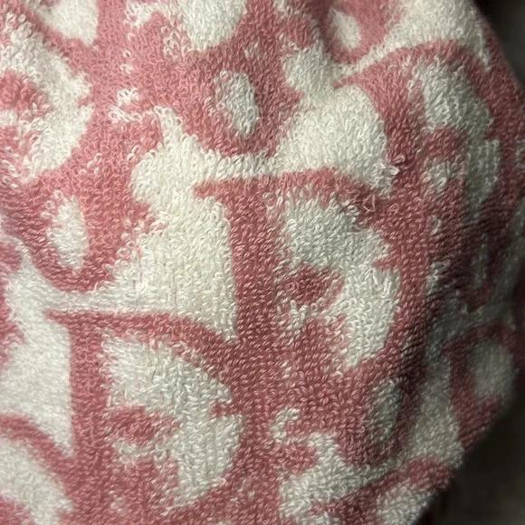 Dior cute pink and cream terry large drawstring bucket bag with pouch - Picture 12 of 17